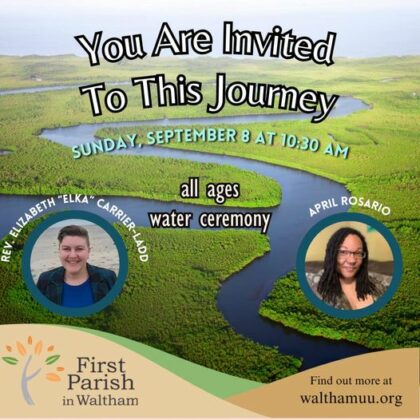 September 8, 2024 service: You Are Invited To This Journey