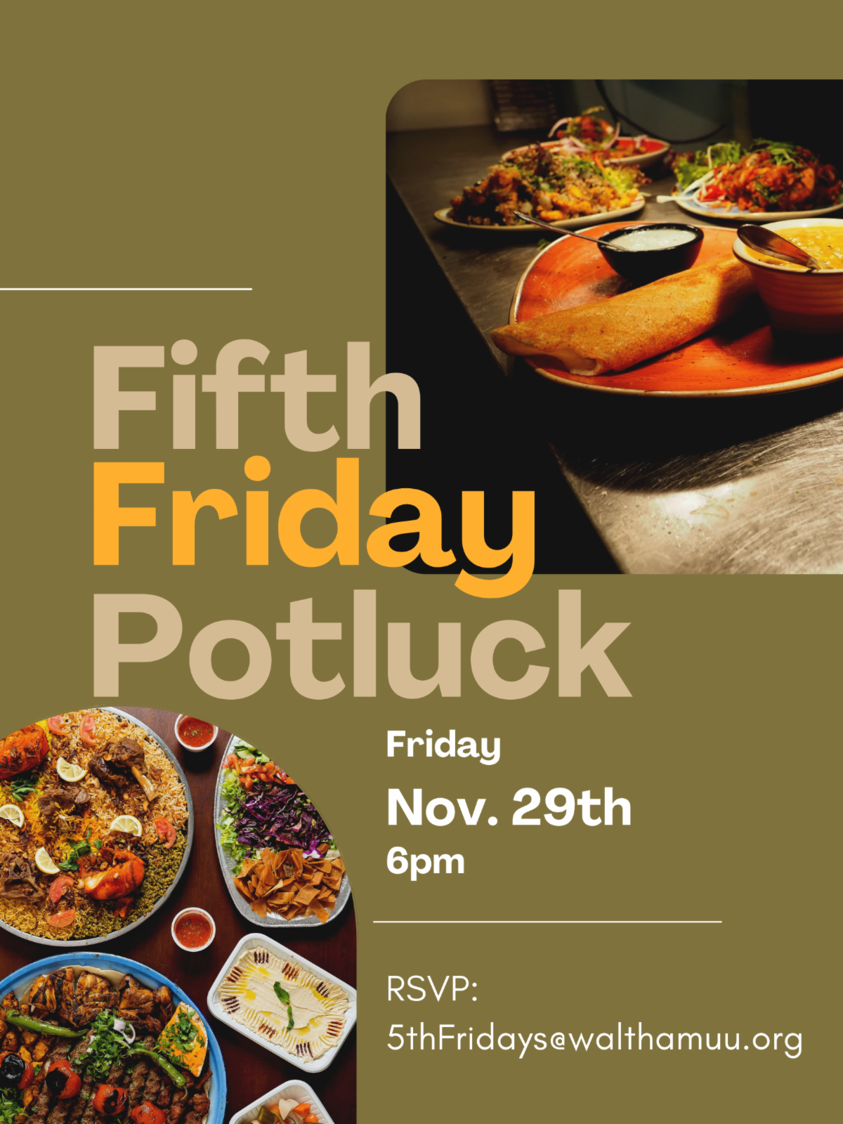 5th Friday Potluck